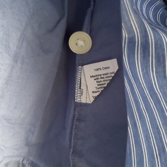 Madewell Bistro Blue & White Striped Beachy Skirt Size S - Picture 6 of 8